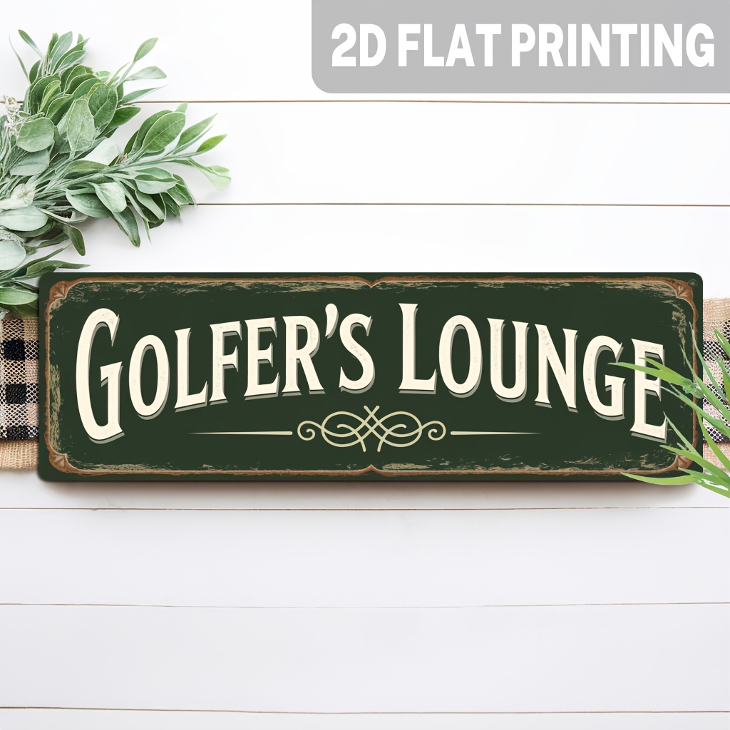 Home Bar Lounge - 2D, 1 pièce, panneau décoratif vintage