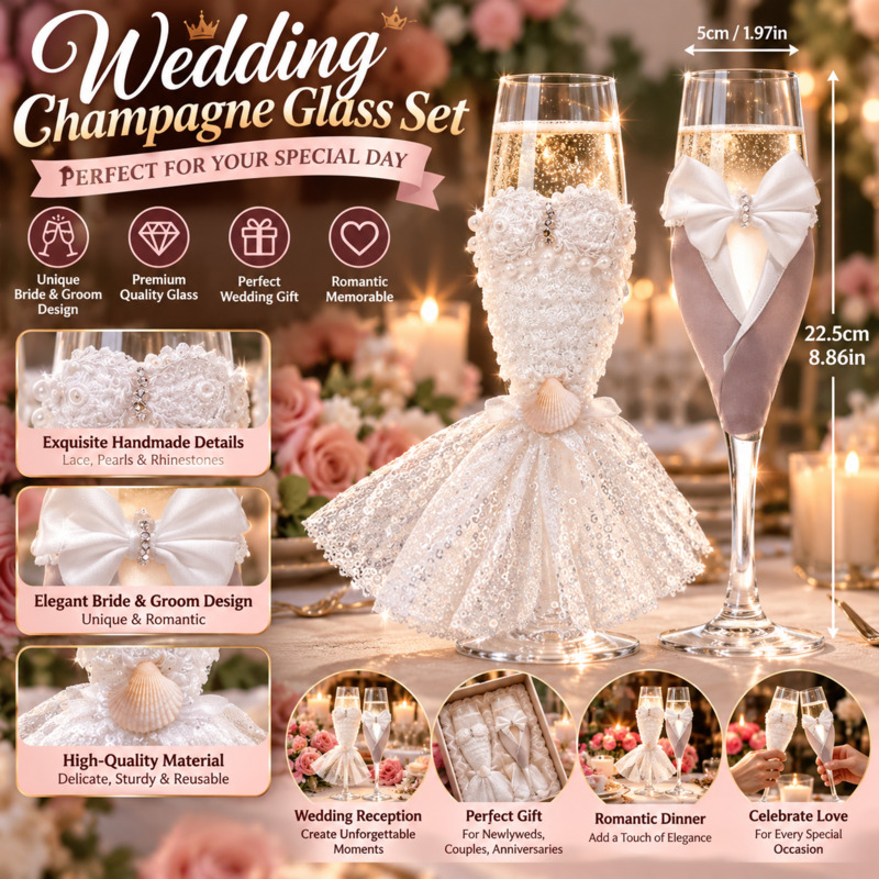 Ensemble de flûtes à champagne - Home Bar Set avis et prix