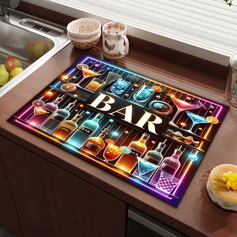 Tapis de séchage en terre de d - Bar Mat Rubber avis et prix